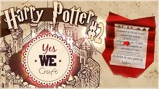 TUTO SCRAP: La beuglante de Ron. Carte d'invitation. | TUTO HARRY POTTER