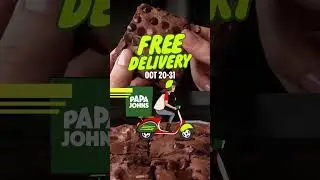 Stay home, order online. Fast, fresh, instant! Enjoy FREE DELIVERY from Papa Johns! #freedelivery