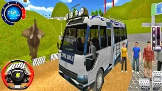 New Extreme Bus Simulator 2025! Van Games MiniBus Driving Real Offroad Bus Game Android Gameplay