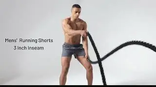 MIER Men&rsquo;s Athletic Running Shorts with Brief Liner 3 Inch