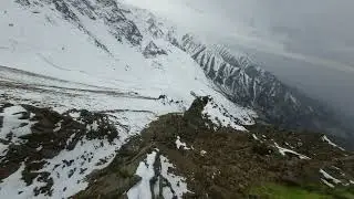 Flight to the Shymbulak peak, lost connection to the drone)
