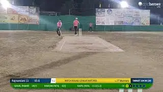 77 Warriors VS Rajnandani 11  | NSPL Season 2 live - K D Gavit Cricket Ground Shahada