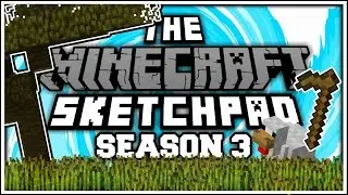 The Minecraft Sketchpad - Part 02 - ANIMAL/WHEAT FARM!