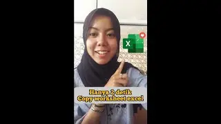 Cara cepat copy worksheet, hanya 2 detik #shorts #excel #tipsexcel #fyp #belajarexcel #exceltutorial
