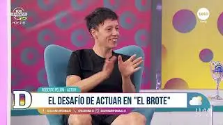 Roberto Peloni  el desaf&iacute;o de actuar en  El brote