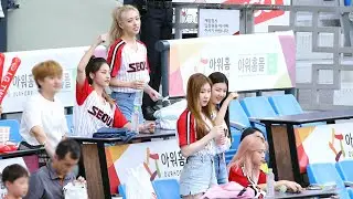 190908 있지(ITZY) 야구 관람 Full ver. (Watching baseball) [잠실야구장] 4K 직캠 by 비몽