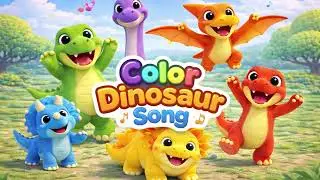 Color Dinosaur Song | Learn Colors with Dinosaurs | Kids Songs