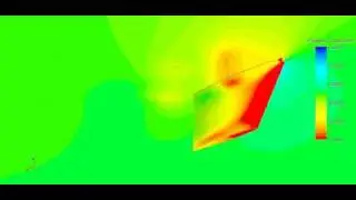 Vortex Shedding on a Swept Wing at Stall