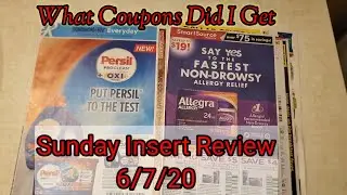 What Coupons Did I Get|Sunday Coupons Insert Review