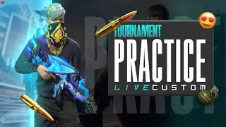 FREEFIRE LIVE ESPORTS TOURNAMENTS || PRACTICE CUSTOM ROOMS LIVE!!