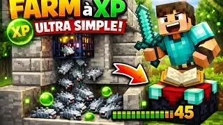 LA MEILLEURE FARM &Agrave; XP MINECRAFT (bedrock &eacute;dition et java)