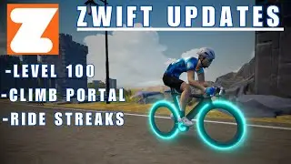 Zwift FINALLY Making USEFUL Updates | Level 100, Climb Portal Scaling, Ride Streaks & More #fitness