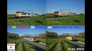4K Treinen te Marcq en Gemeldorp (BE) (07-11-2025)