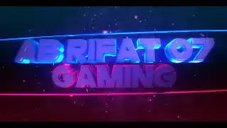 New Intro For (𝐀𝐁 𝐑𝐈𝐅𝐀𝐓 𝟎𝟕) Gaming Intro  🤩🥰😍