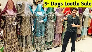 5- Days Lootlo Sale Designer Readymade Bridal Stone Work Pakistani Suits Gharara Plazzo | YS Textile