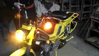 Démarrage après reconstruction Motobécane 88LCM ex La Poste