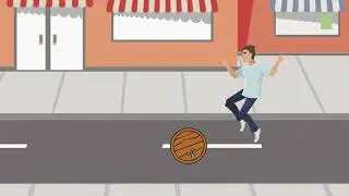 Side Scrolling Combat Game Example Created in Cartoon Animator 4 Take 2