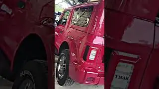 Mahindra Thar colour change black to red #automobile #car lovers