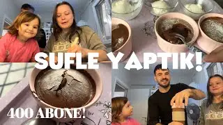 400 Abone Özel: Okan ve Küçük Şef Defne ile Lezzetli Sufle Tarifi 🍫👨‍👩‍👧