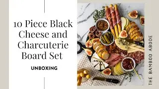 Cheese Board Set / Charcuterie Platter Unboxing | Host at Home by The Bamboo Abode