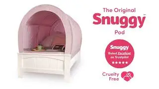 Snuggy Pod Bed Canopy &ndash; Bed Tent for Privacy - Premium Indoor Tent