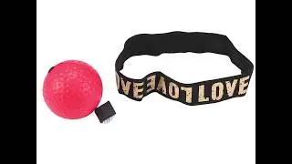Hand Eye Training Set Head-Mounted Boxing Reflex Ball Raising Reaction Force Reaction Training Tool