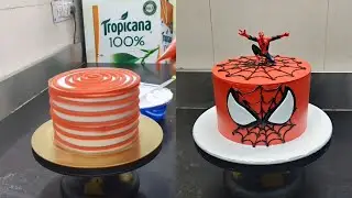 🕷️ Amazing Spider-Man Theme Cake 🎂 | Superhero Birthday Cake