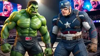 HULK VS CAPTAIN AMERICA - EPIC BATTLE