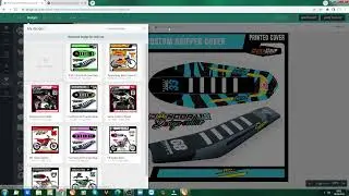 Motocross 2023 Seat Cover design Ribbed Custom Design online Danger UK
