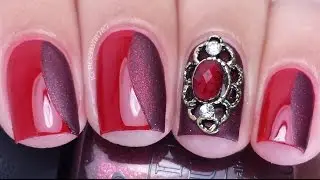 OPI & Preen.Me Starlight Nail Art - Matte Half Moons