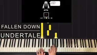 Fallen Down (Reprise) | Undertale | Beginner Piano Tutorial performed by Grayson S