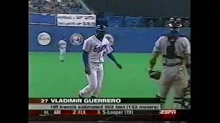 2003   Vladimir Guerrero 502 ft HR off Mike Hampton at Olympic Stadium in Montreal   July 28