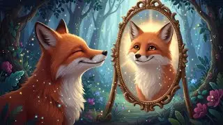 The Fox and Magical Mirror Urdu Moral Story | Hindi Cartoon