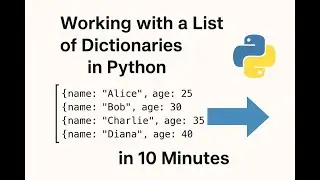 Working with a List of Dictionaries in Python