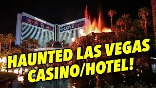 SPENDING THE NIGHT IN A HAUNTED LAS VEGAS HOTEL ROOM! (The Mirage Hotel Casino)