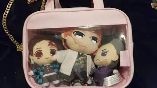 I put together my first Ita bag and Demon Slayer Plush Haul