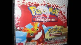 Pokemon Black & White Emerging Powers Booster Box Opening of Trading Cards (Part 1)