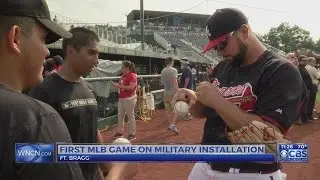 MLB players call Fort Bragg game very special event