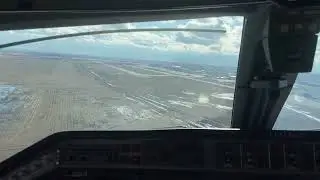 Visual approach at Astana (UACC) | EMB 135 Legacy 650 | Cockpit View