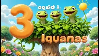 Iguana Counting | learn numbers with iguanas for kids 🦎🔢