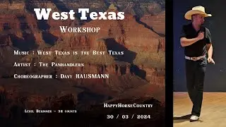 WEST TEXAS - Country Line Dance - DAVY HAUSMANN