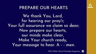 prepare our hearts