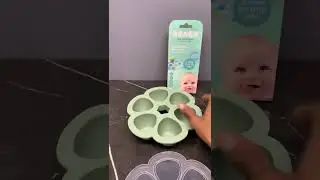 Beaba Multiportions Silicone Baby Food Storage Container.