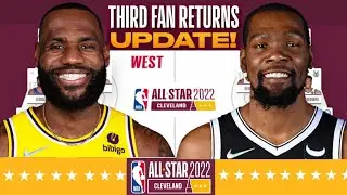 OFFICIAL 2022 NBA All-Star Voting Leaders (3RD RESULTS) - Team LEBRON vs Team DURANT