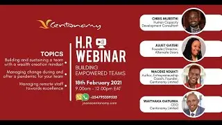 Centonomy HR &lsquo;Building Empowered Teams&rsquo; webinar #Centonomy #BuildingEmpoweredTeams #HRWebinar