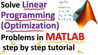Решение задач линейного программирования (оптимизации) в MATLAB — пошаговое руководство