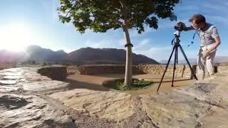 Behind the scenes doing a Google 360 Virtual Tour