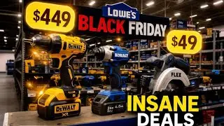 Скидки на электроинструменты в Lowe&rsquo;s в Черную пятницу 2025 | Kobalt, DEWALT, CRAFTSMAN и другие