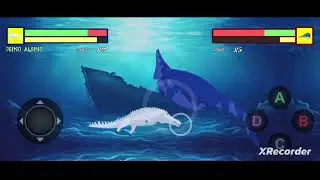 Albino Deinosuchus vs. Shonisaurus Big: Oceanic Deathmatch