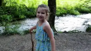 On our way to Bad Urach, Waterfall.